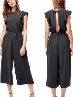 WILFRED | WIDE LEG JUMPSUIT CHARCOAL